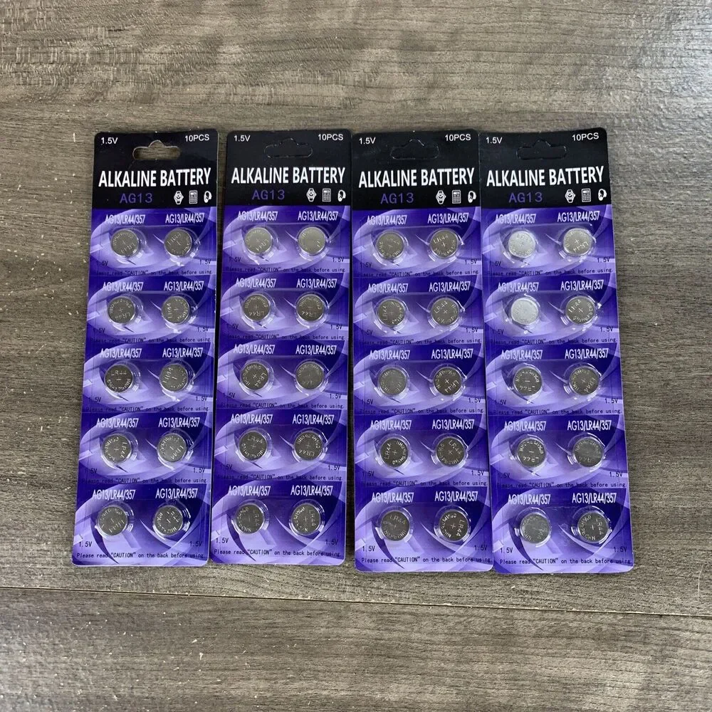40 pcs Alkaline Batteries AG3, LR41, 392, SR41 1.5V Coin Cells Toys Watch Remote